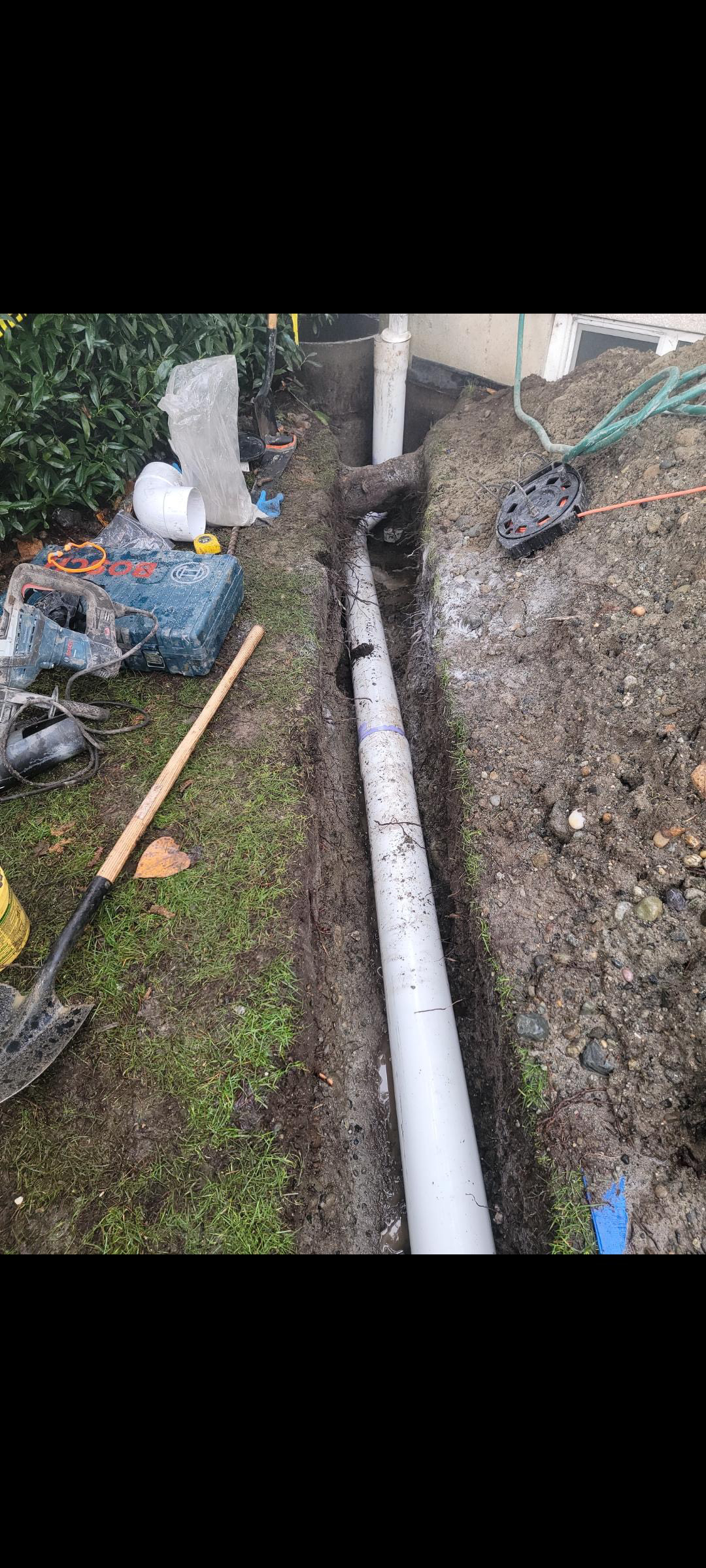 Drainage work