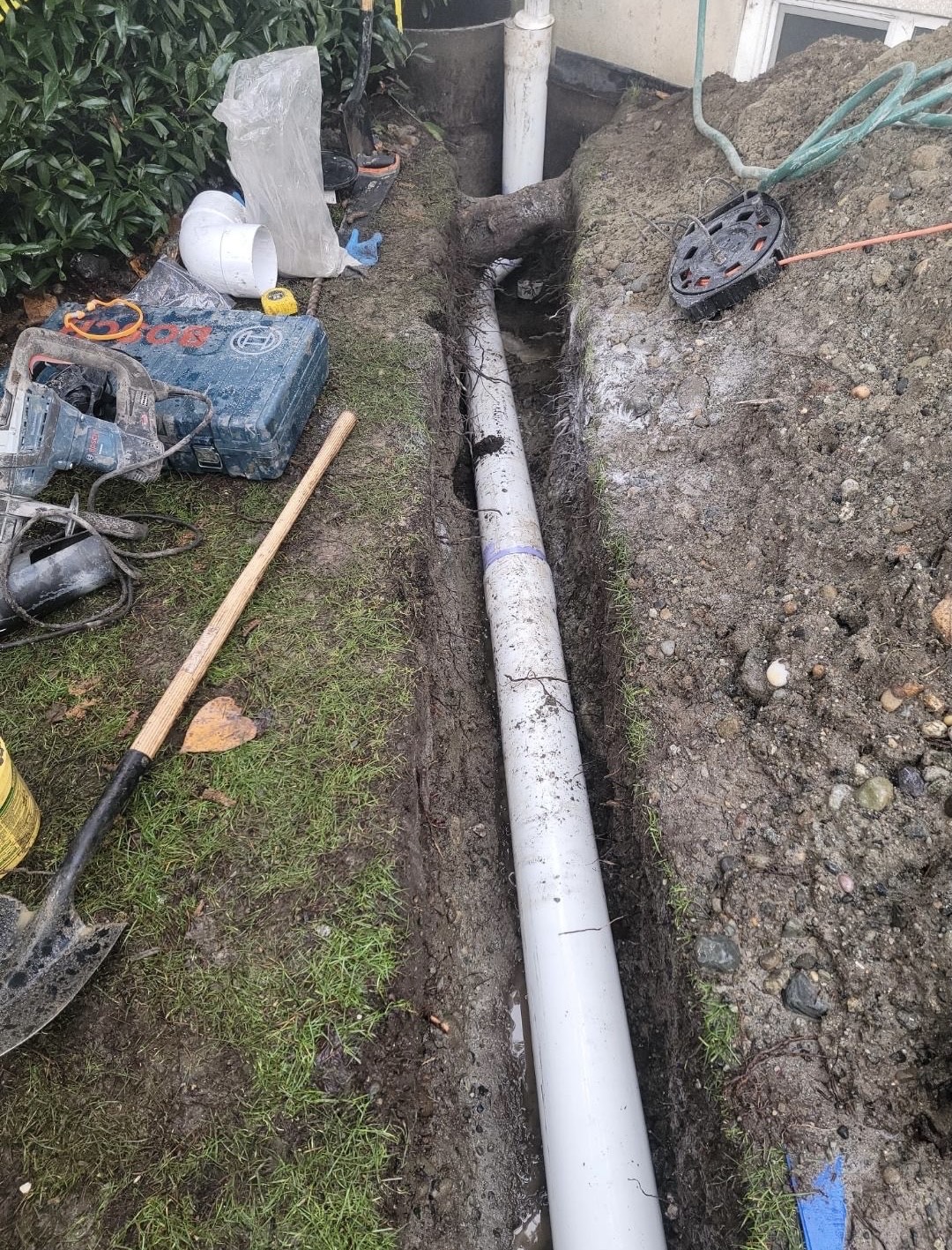 Drainage work